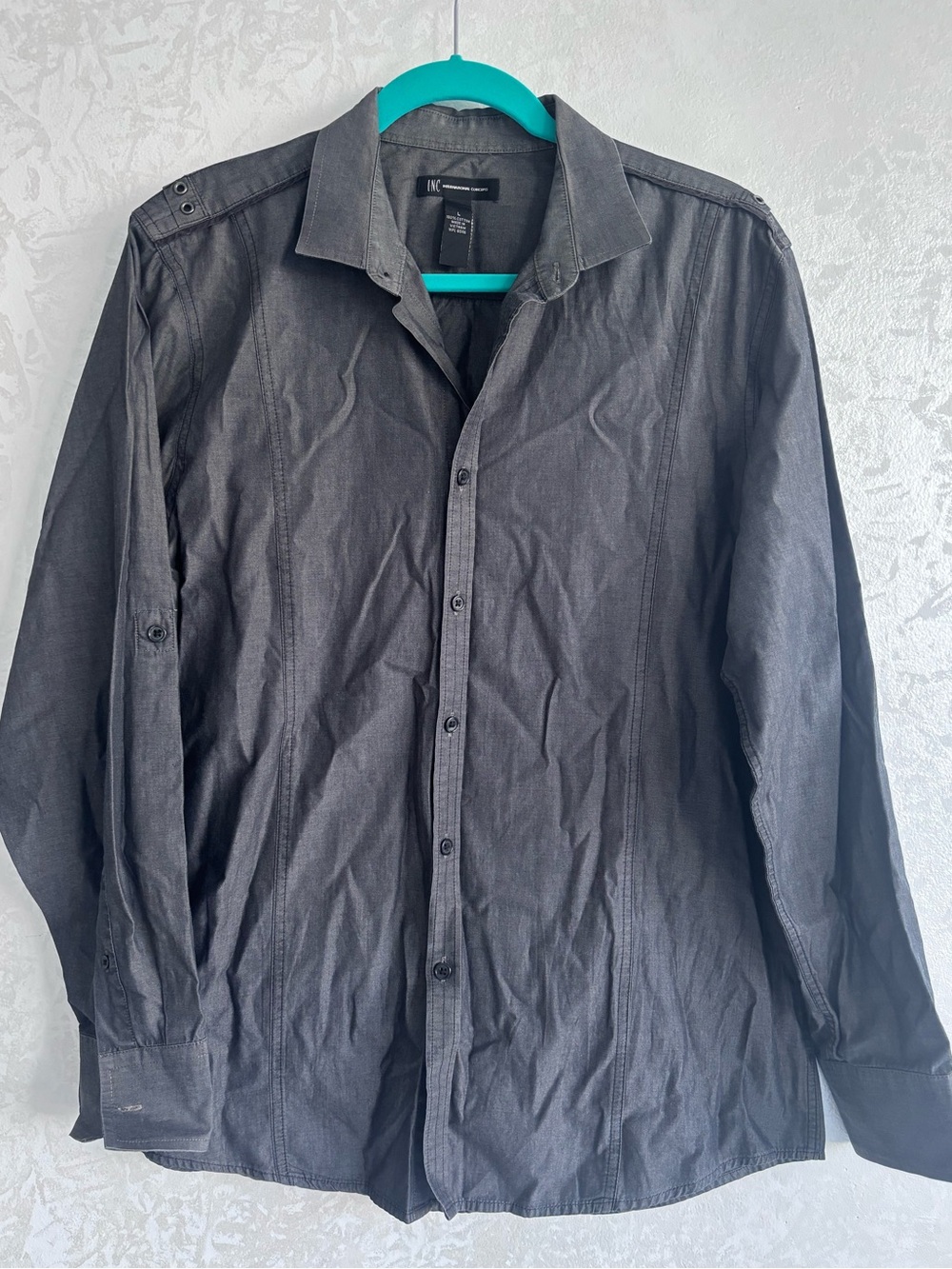 INC shirt size L 100% cotton